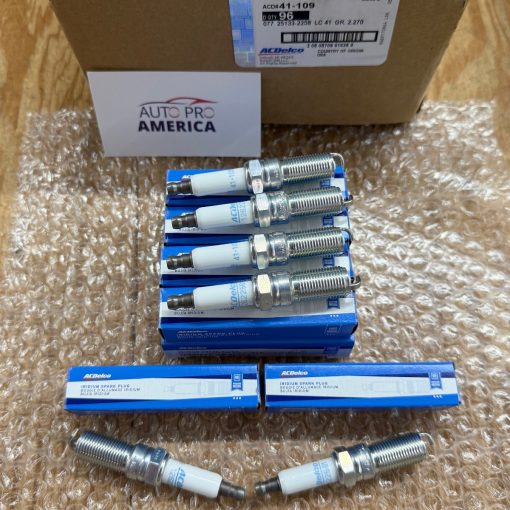 Iridium Spark Plugs for CADILLAC GMC CHEVROLET BUICK GM ACDELCO 41-109 6pcs OEM
