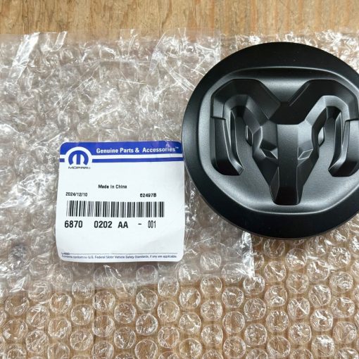 MATTE BLACK WHEEL CENTER CAP for 2019-2026 DODGE RAM 2500 3500 GENUINE OEM MOPAR