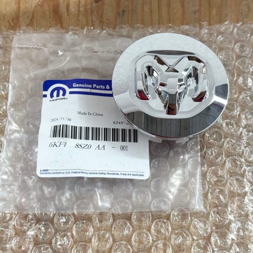 CHROME CENTER CAP for 2019-2026 RAM 1500 & PROMASTER OEM MOPAR 6KF18SZ0AA