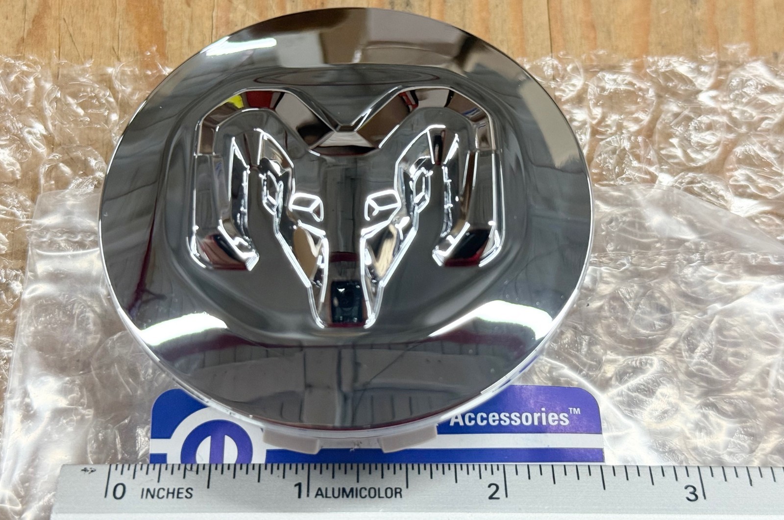 CHROME CENTER CAPS for 2019-2026 RAM 1500 & PROMASTER OEM MOPAR 6KF18SZ0AA