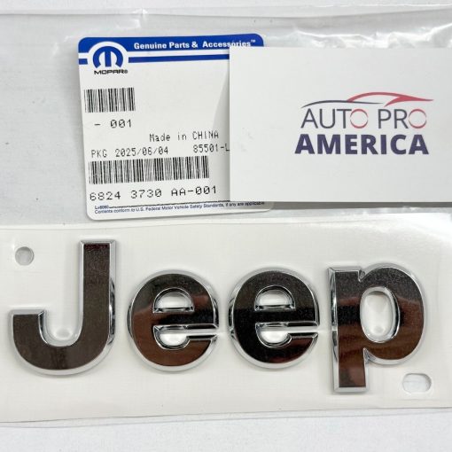 JEEP FRONT HOOD EMBLEM BADGE for 2017-2026 JEEP COMPASS OEM MOPAR 68243730AA