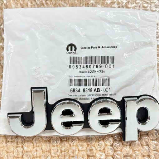 REAR LIFTGATE EMBLEM for 2019-2023 JEEP CHEROKEE GENUINE OEM MOPAR 68348318AB