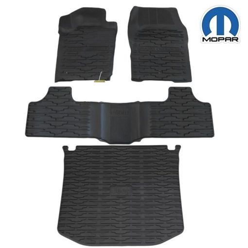 MOPAR 2011-2012 Jeep Grand Cherokee FLOOR MATS 1ST & 2ND ROW & TRUNK SET OEM NEW