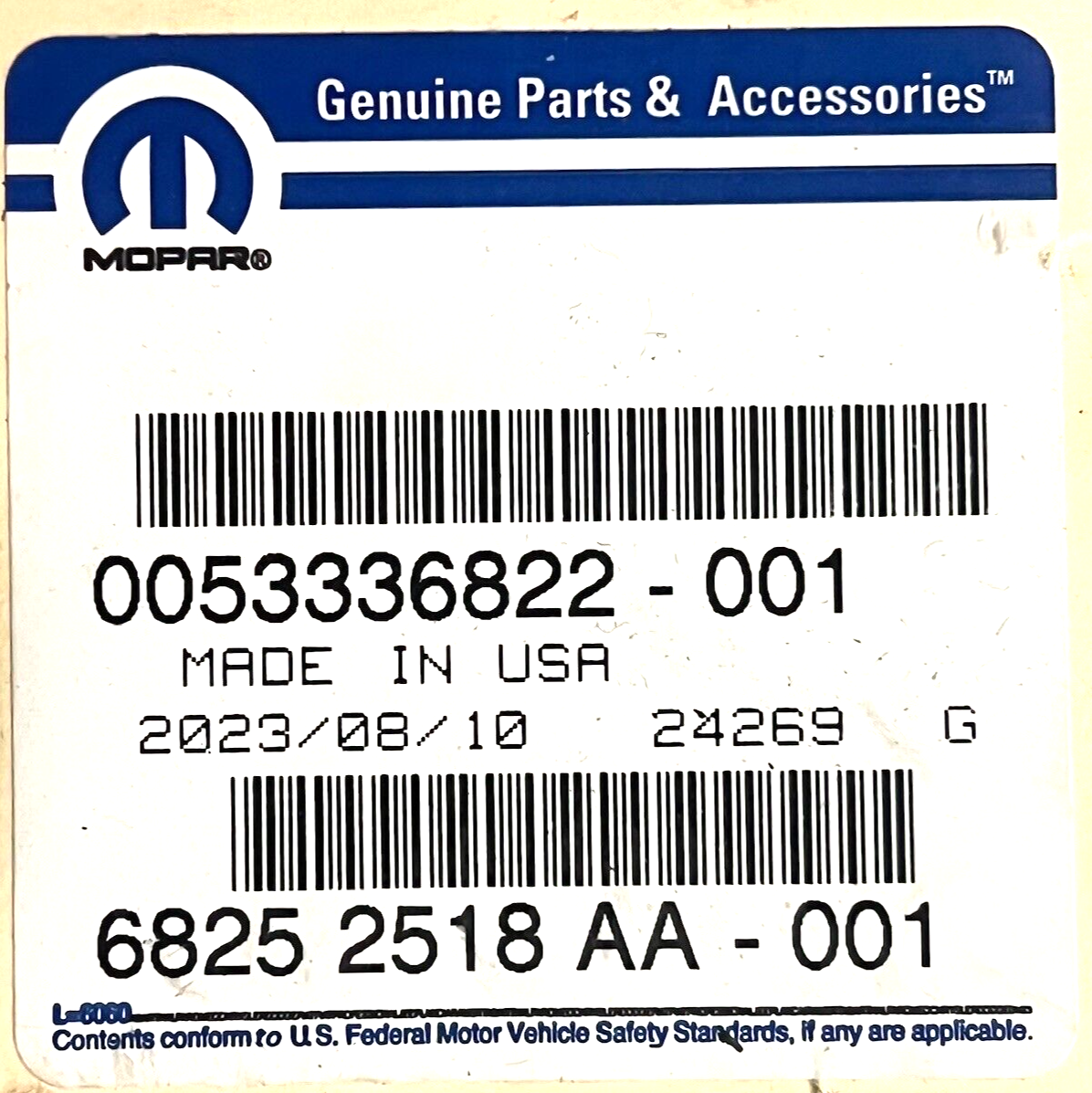 MOPAR 2011-2025 DURANGO GRAND CHEROKEE 3.6L LH & RH ENGINE MOUNTS SET