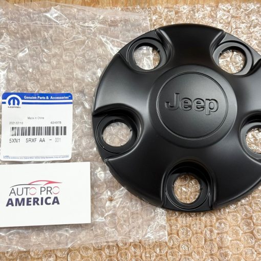 WHEEL CENTER CAP for 2018-2025 JEEP WRANGLER GLADIATOR OEM MOPAR 5XN15RXFAA