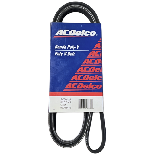 V-RIBBED SERPENTINE BELT FOR ACDELCO PROFESSIONAL GM CHEVY FORD GMC 6K705 OEM