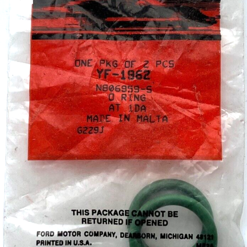 O-Ring Seals YF1962 A/C NB06959-S For Ford Lincoln Mercury (2) OEM Motorcraft