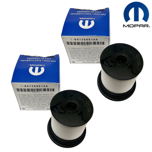 FUEL FILTERS for 2014-2021 Jeep Grand Cherokee 3.0L Diesel SET OEM MOPAR GENUINE