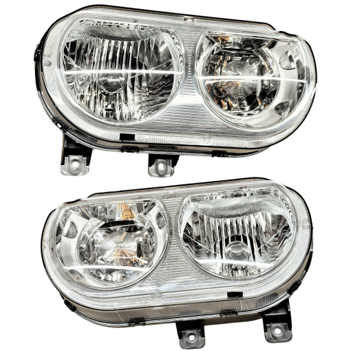 Halogen Headlight Left & Right for 2008-2014 Dodge Challenger OEM Mopar SET NEW