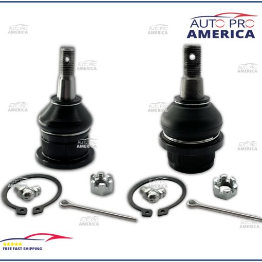 (2) NEW FRONT LH&RH UPPER & LOWER BALL JOINTS GM 99-17 Chevy GMC Cadillac Tahoe