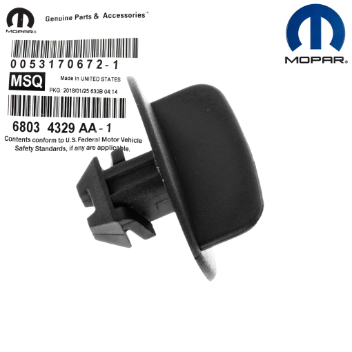 05-22 Jeep Grand Cherokee Durango Front Bumper Defector Retainer Clip OEM Mopar