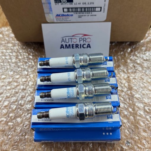 Iridium Spark Plugs CHEVROLET BUICK PONTIAC OLDS GM ACDELCO 41-101 4pcs Set OEM