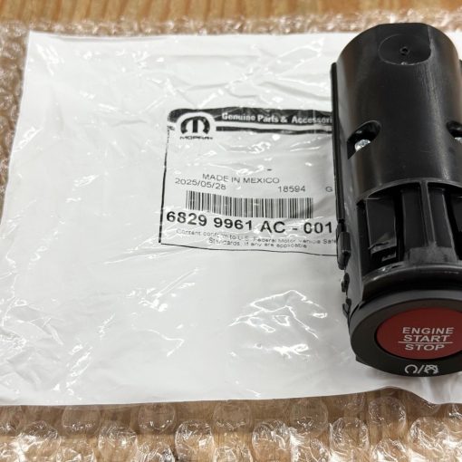 RED PUSH START BUTTON PERFORMANCE 15-2023 DODGE CHALLENGER CHARGER 300 OEM MOPAR