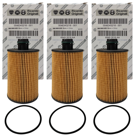 OIL FILTER SET for 11-21 JEEP GRAND CHEROKEE 14-18 RAM 1500 3.0 DIESEL MOPAR OEM
