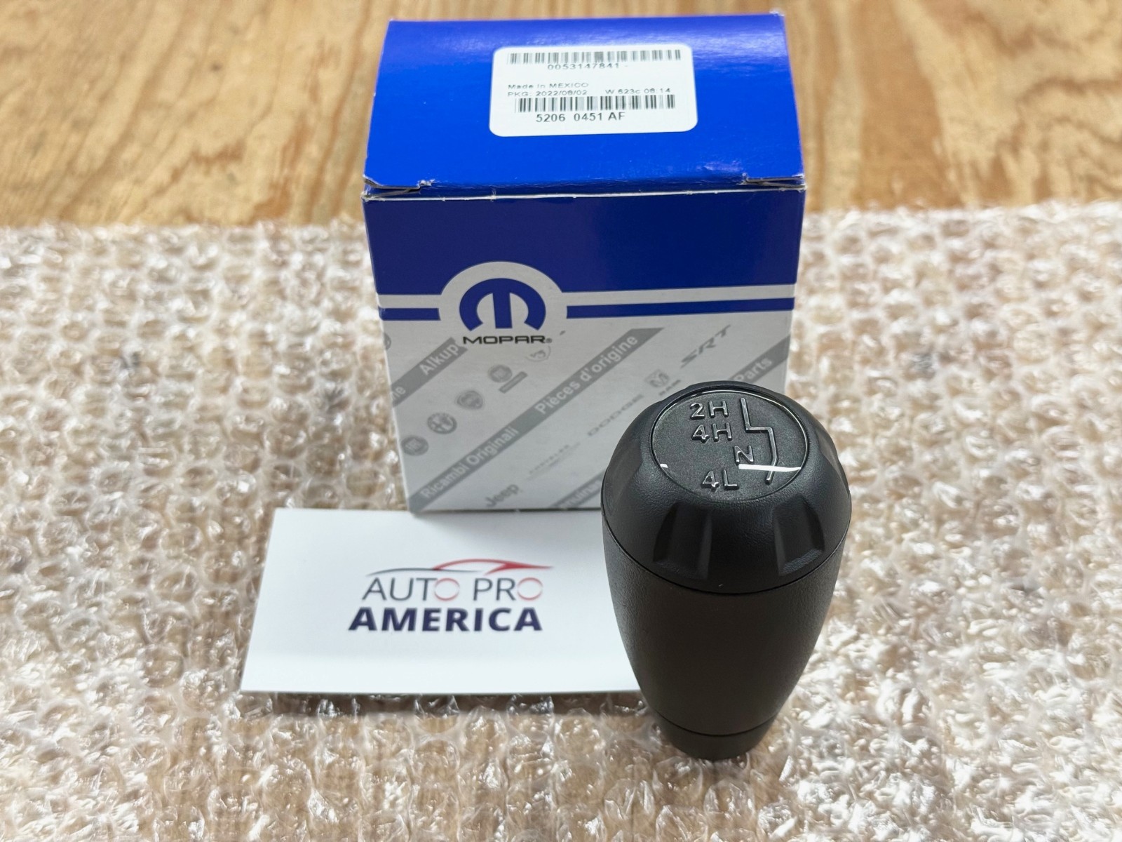 Transfer Case SHIFT / SHIFTER KNOB for 2007-2018 Jeep Wrangler JK OEM