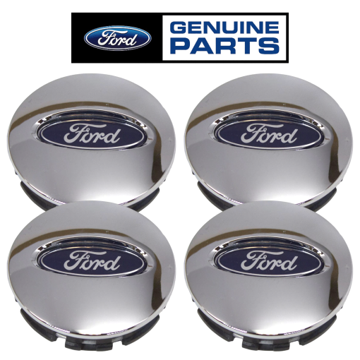 Ford TAURUS EDGE EXLPORER Wheel Center Hub Caps Chrome BB5Z1130B 2-5/8" OEM 4pcs