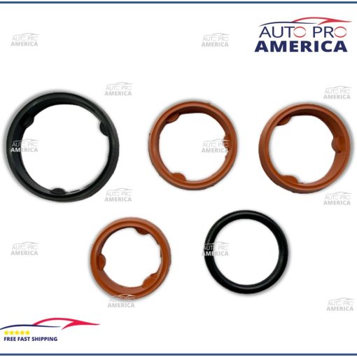 OIL FILTER ADAPTER O-RINGS for 2011-2025 Chrysler Dodge Jeep 3.6L 68191356AB SET