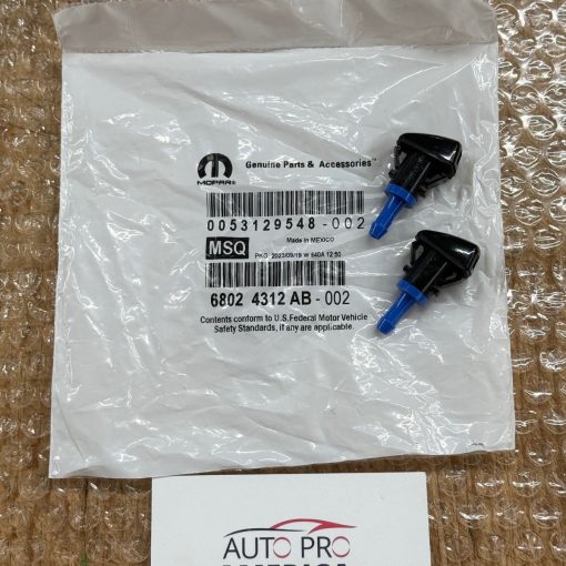WINDSHIELD WASHER NOZZLES 08-14 DODGE CHALLENGER AVENGER CHRYSLER 200 MOPAR SET