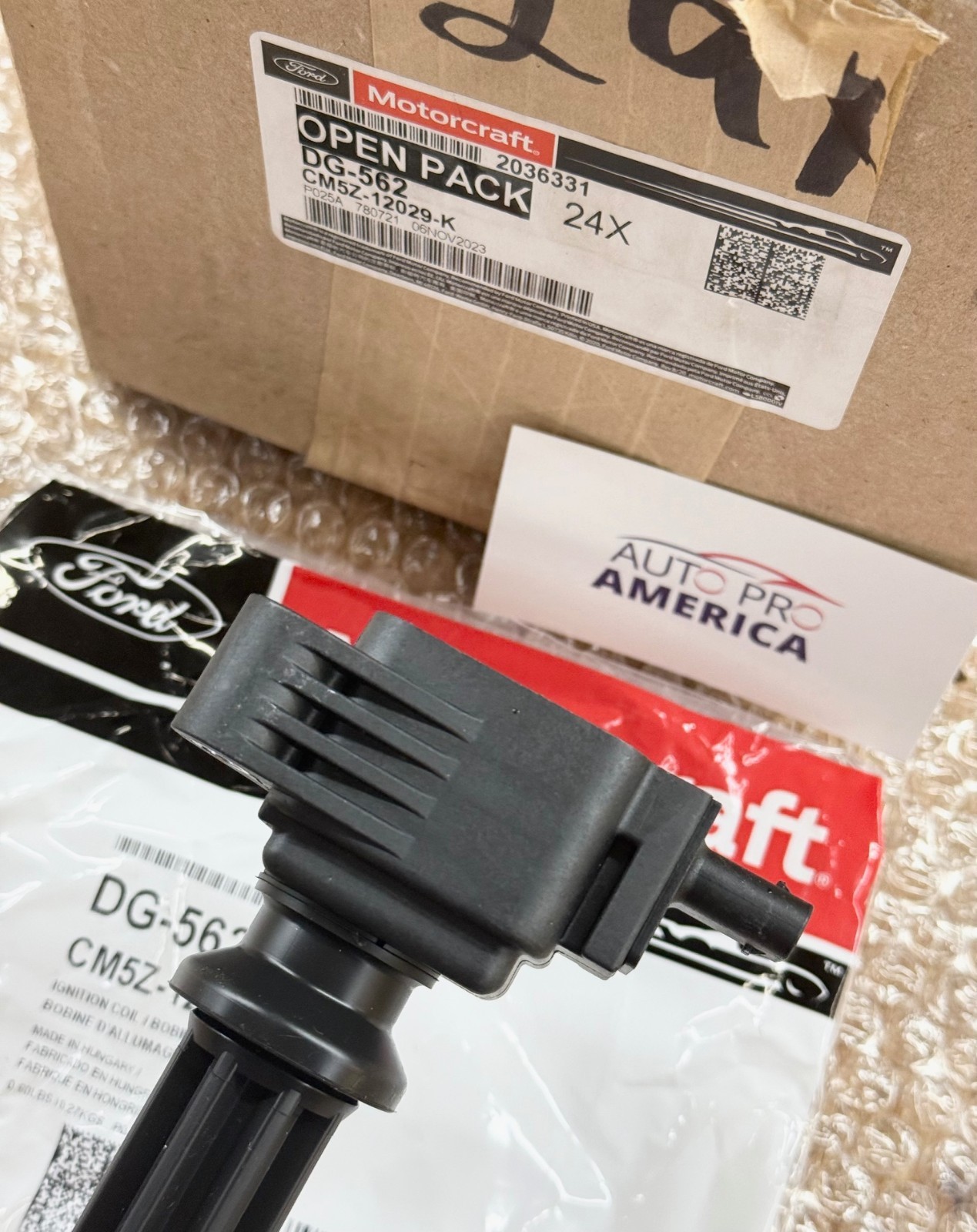 Ignition Coil Ford Edge Focus Fusion Lincoln MKZ MKT MKC DG562 OEM