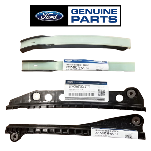 TIMING CHAIN GUIDE KIT COMBO NEW FORD OEM 5.4L 2000-2010 V8 SOHC SET OEM NEW