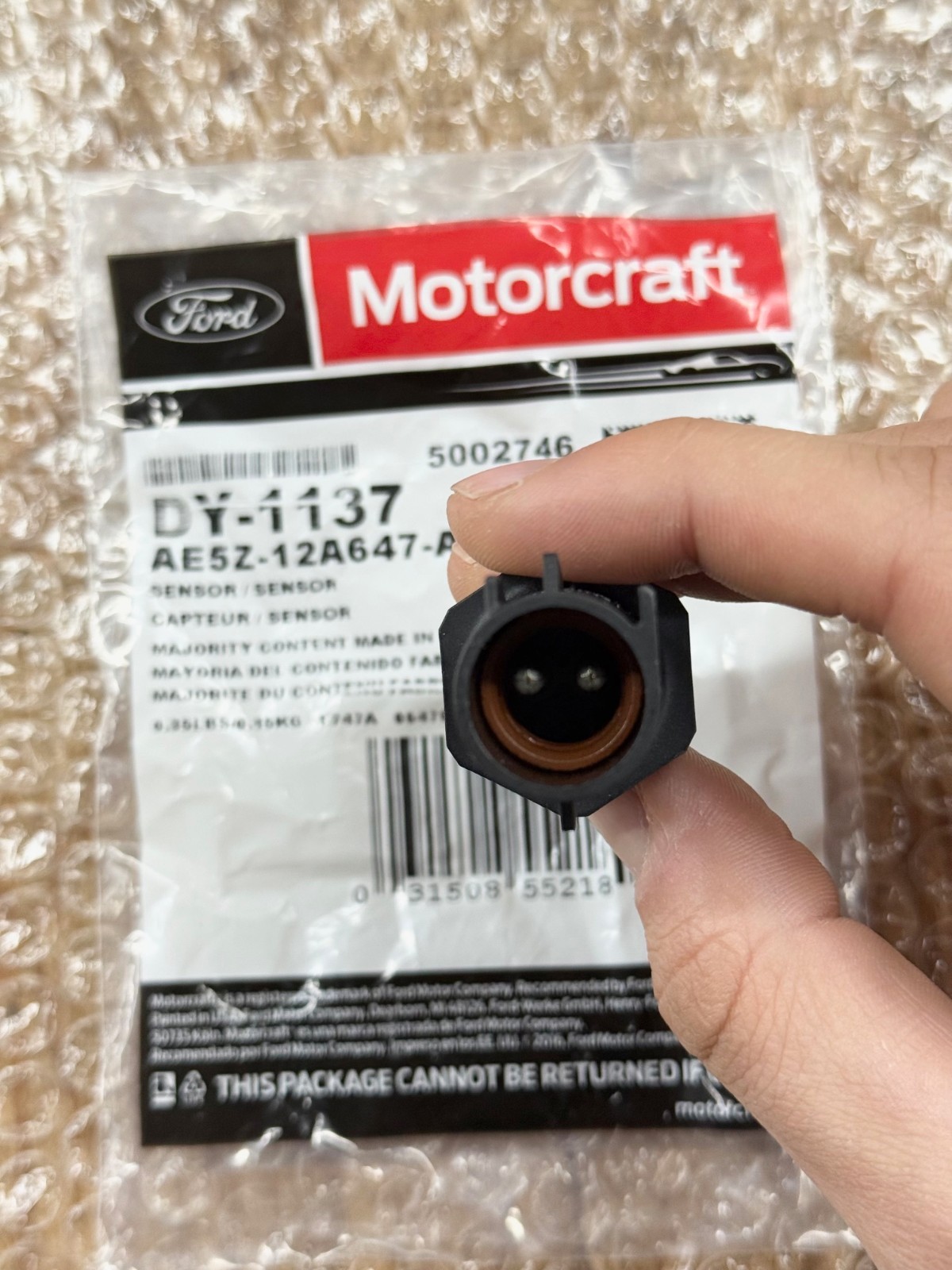 AMBIENT AIR TEMPERATURE SENSOR for 1992-2016 FORD LINCOLN MOTORCRAFT DY1137 OEM