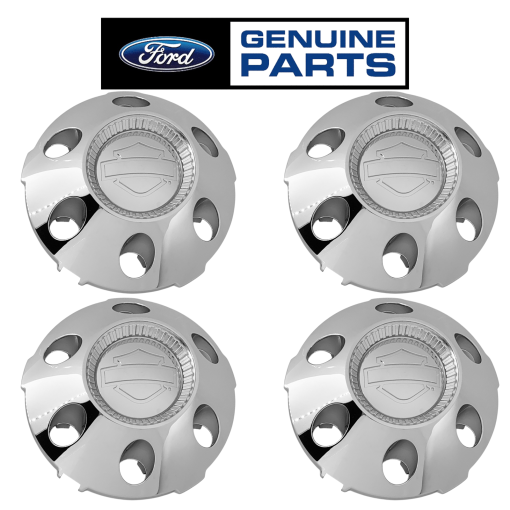 FORD 2006-2008 F150 Harley Davidson 22" Wheel Chrome Cover Center Caps 4pcs OEM