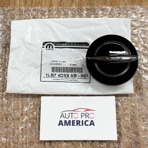 CHROME & BLACK WHEEL CENTER CAP for 2013-2023 Chrysler 200 & 300 OEM MOPAR NEW
