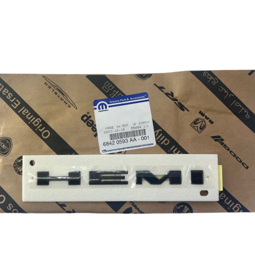 2020-2024 DODGE CHARGER CHALLENGER HEMI EMBLEM BLACK 68420593AA MOPAR OEM NEW