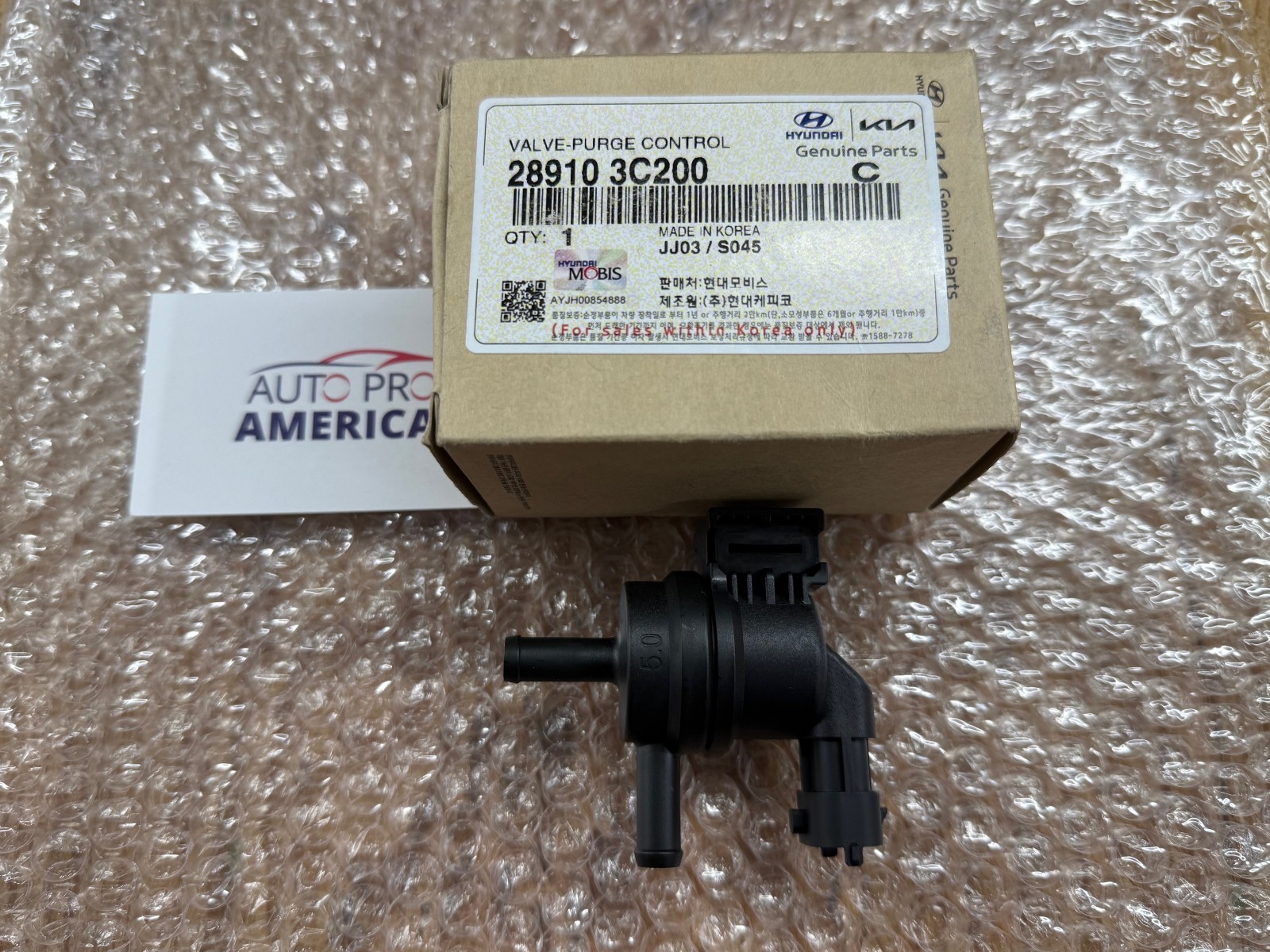 PURGE CONTROL VALVE for 10-25 HYUNDAI KIA 1.6L 3.3L 3.5L 3.8L 289103C200