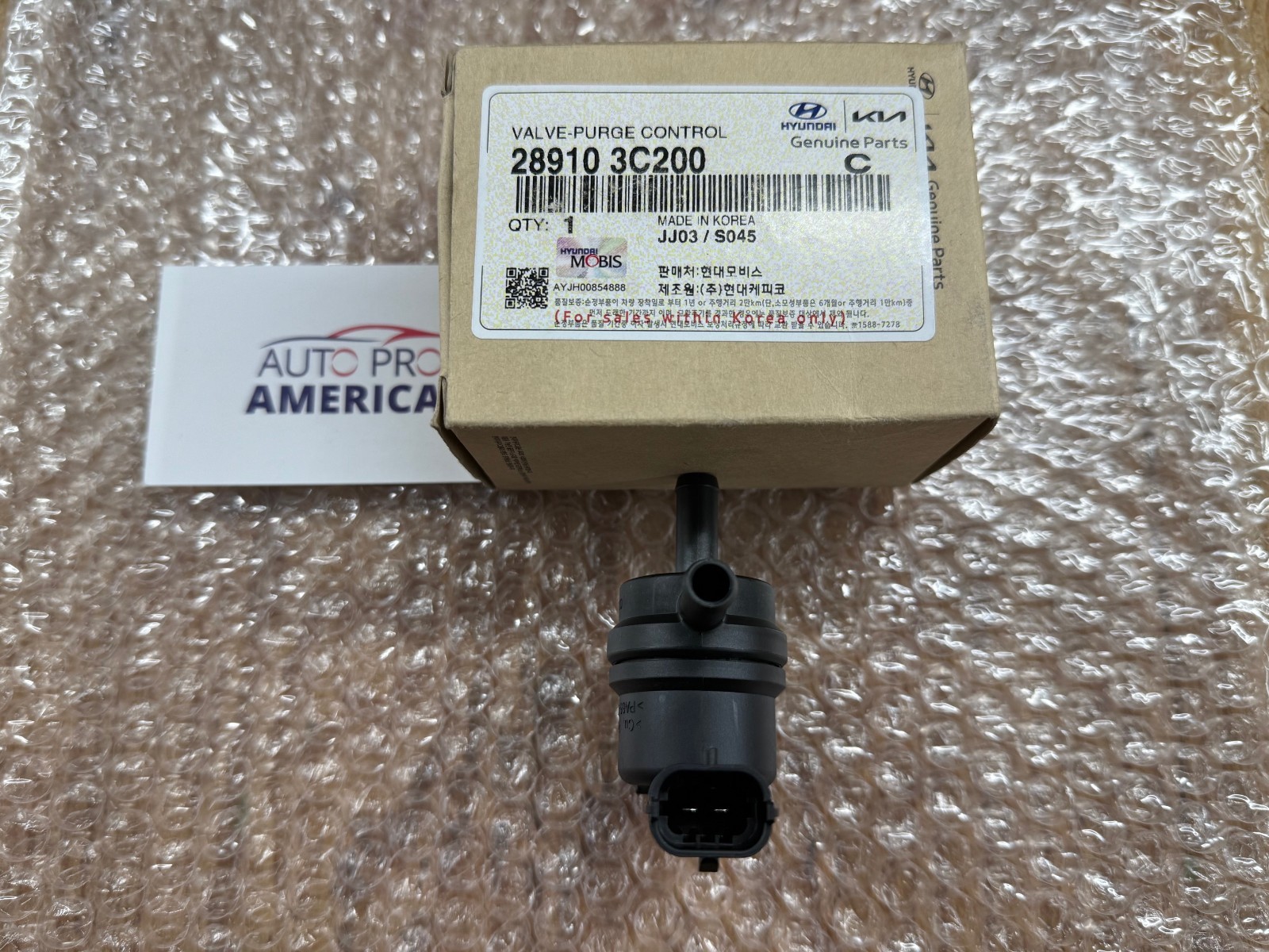PURGE CONTROL VALVE for 10-25 HYUNDAI KIA 1.6L 3.3L 3.5L 3.8L 289103C200