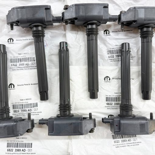 IGNITION COIL SET for 2016-2027 3.6L CHRYSLER DODGE JEEP RAM OE MOPAR 68223569AD