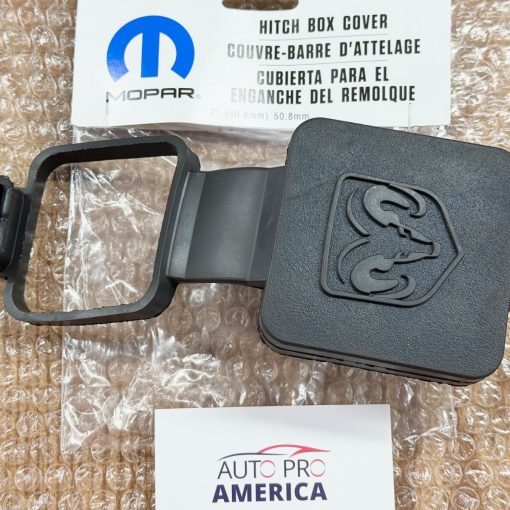 2003-2024 DODGE & RAM 2 INCH TOW HITCH PLUG COVER RAM LOGO MOPAR OEM 82208454AB