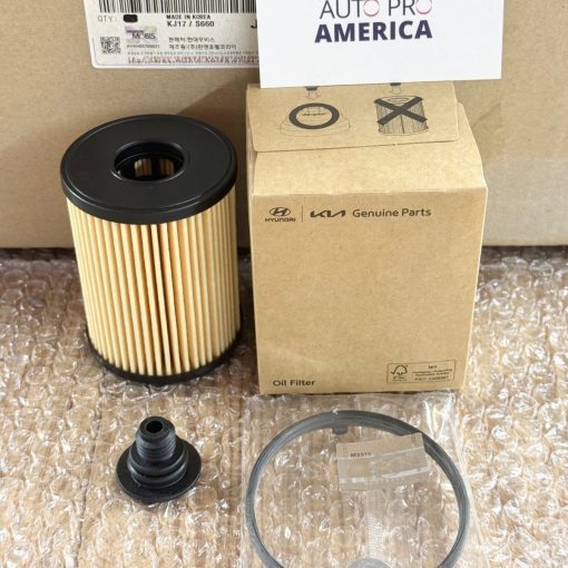 GENUINE OEM OIL FILTER for 2020-2025 HYUNDIA KIA VEHICLES with 2.5L 263502S001