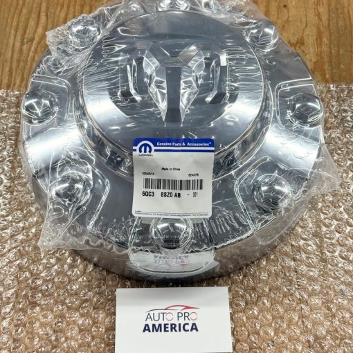 CHROME WHEEL CENTER CAP for 2019-2024 RAM 3500 DUALLY FRONT OEM MOPAR 6QC38SZ0AB
