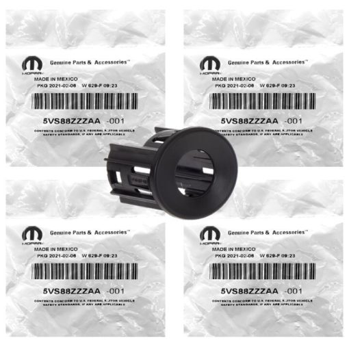 FRONT PARK ASSIST SENSOR BEZELS for 2016-2018 RAM 2500 3500 4500 4pcs MOPAR OEM