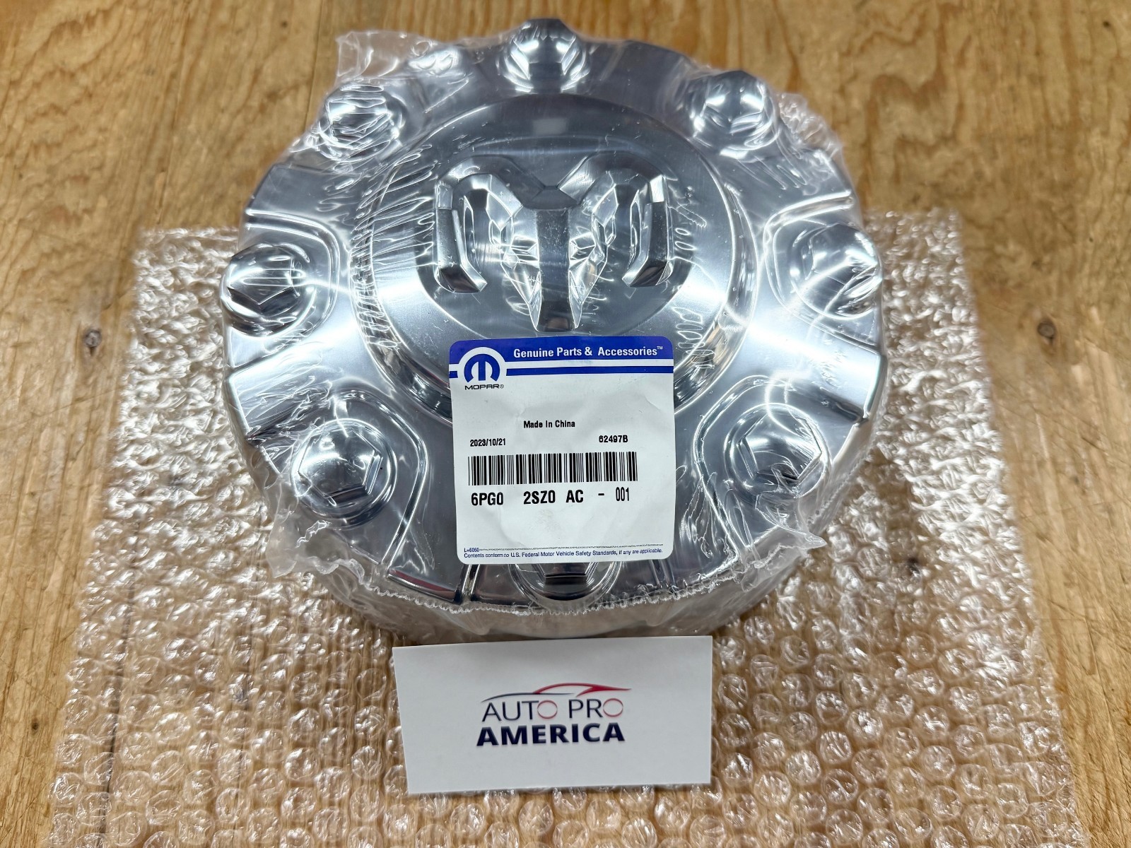 19-26 RAM 2500 3500 CHROME HUB CAPS 18" WHEELS 6PG02SZ0AC SET OEM