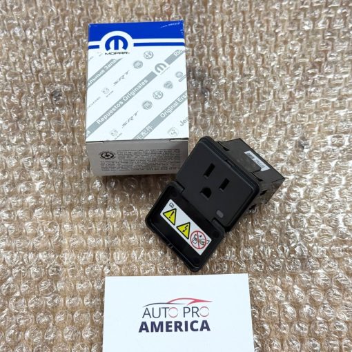 FLOOR CONSOLE 115V POWER OUTLET INVERTER for 2014-2027 JEEP DODGE RAM OEM MOPAR