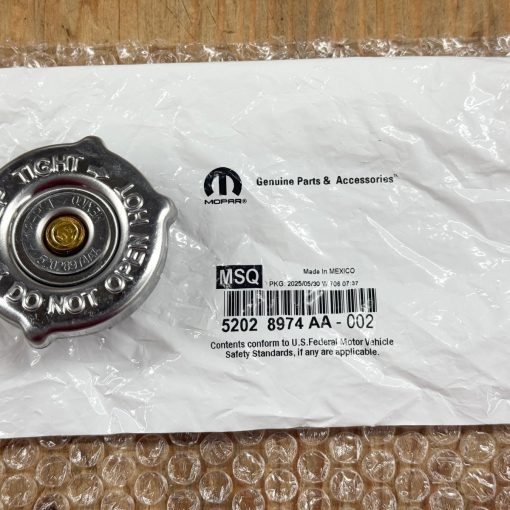 Mopar Radiator CAP Grand Cherokee Durango Challenger Charger 52028974AA OEM NEW