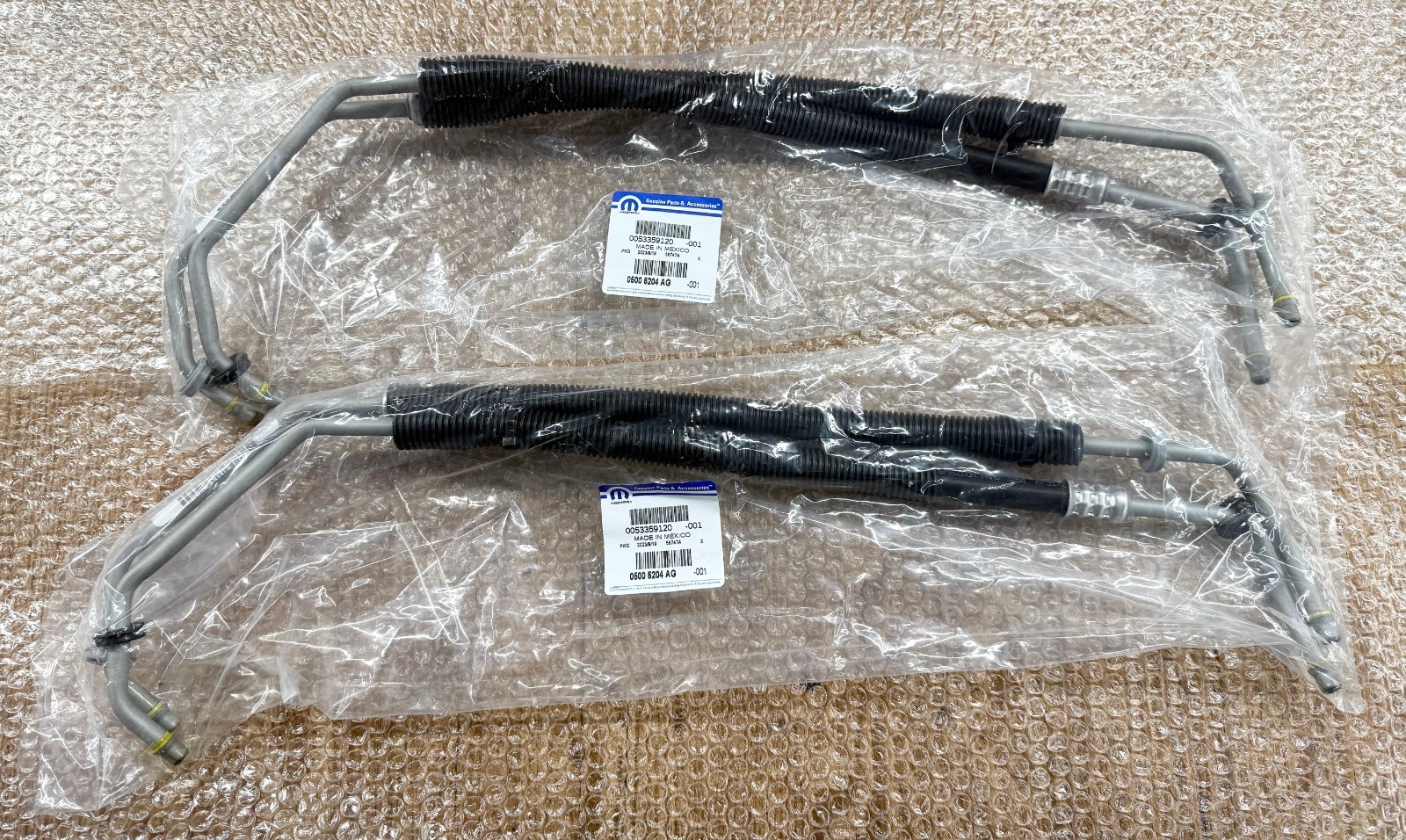 TRANSMISSION COOLER LINE SET for 08-20 DODGE GRAND CARAVAN OEM MOPAR 5005204AG