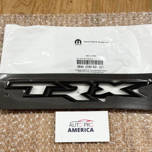 TRX TAILGATE EMBLEM for 2021-2026 RAM 1500 NAMEPLATE BADGE OEM MOPAR 68443190AD