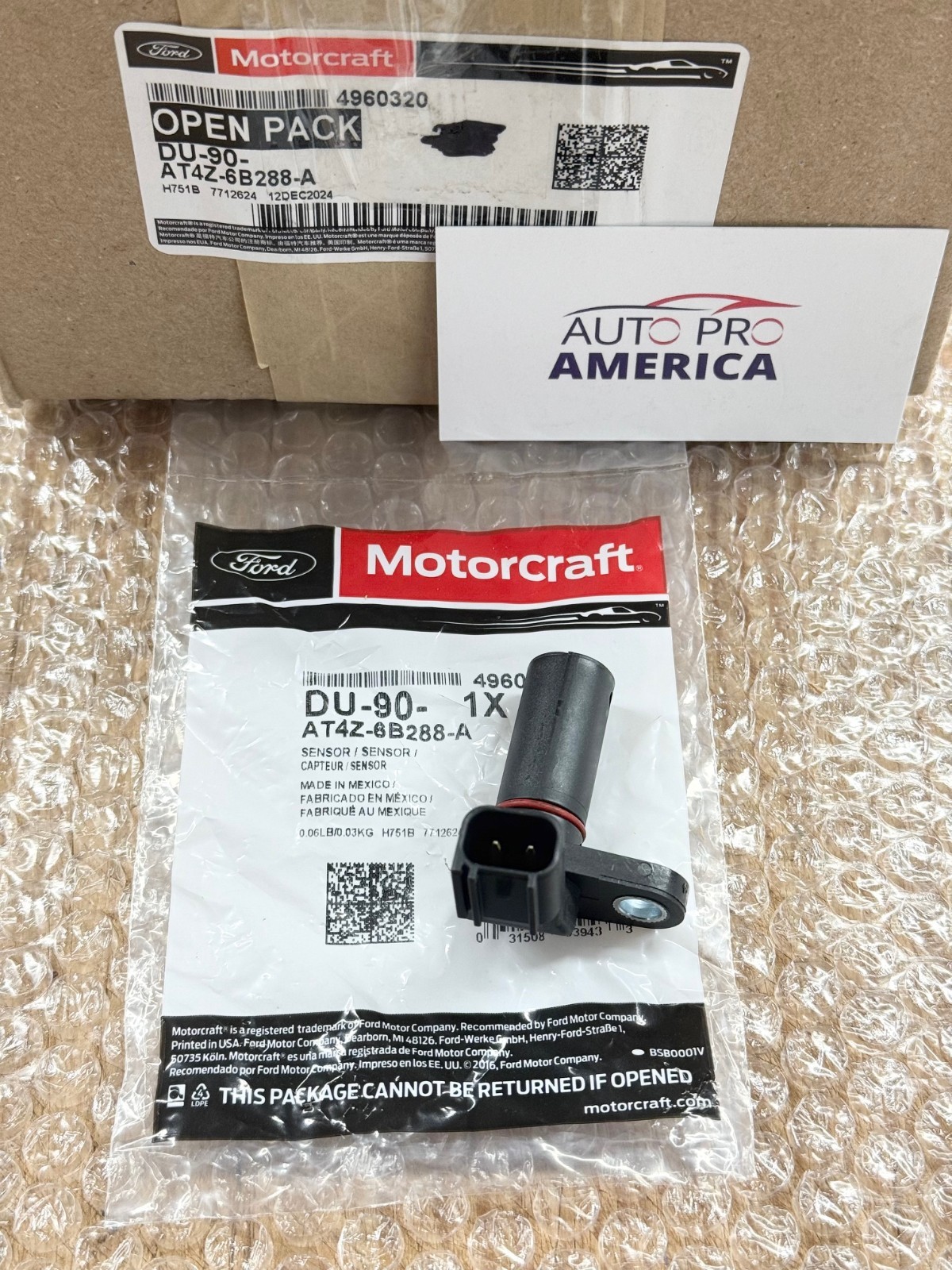 FORD Camshaft Position Sensor Mustang Explorer F150 Edge DU90 GENUINE OEM NEW