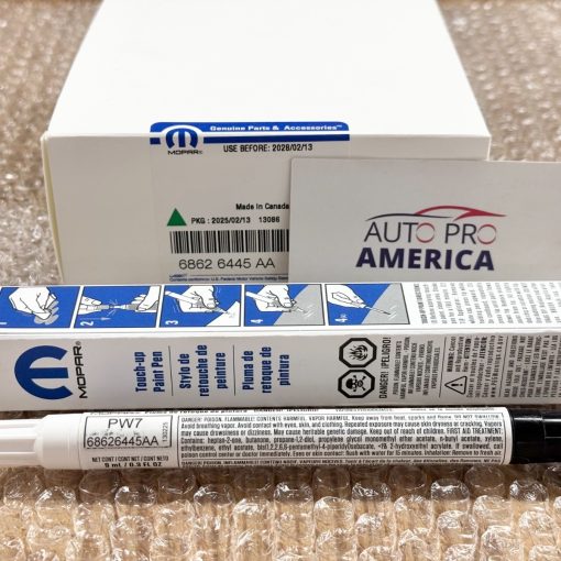 JEEP DODGE RAM CHRYSLER BRIGHT WHITE (PW7) TOUCH UP PAINT MOPAR OEM 68626445AA