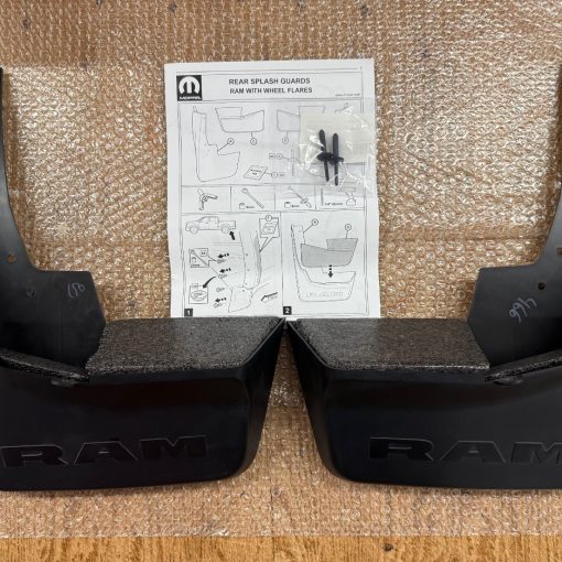 Molded Splash Guards Mud Flaps w/RAM logo for 2019-2024 RAM 1500 82215489AD OEM