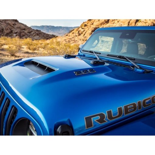 BRONZE OUTLINE HOOD DECAL for 21-2026 WRANGLER 392 RUBICON OEM MOPAR 6BM45WUPAB