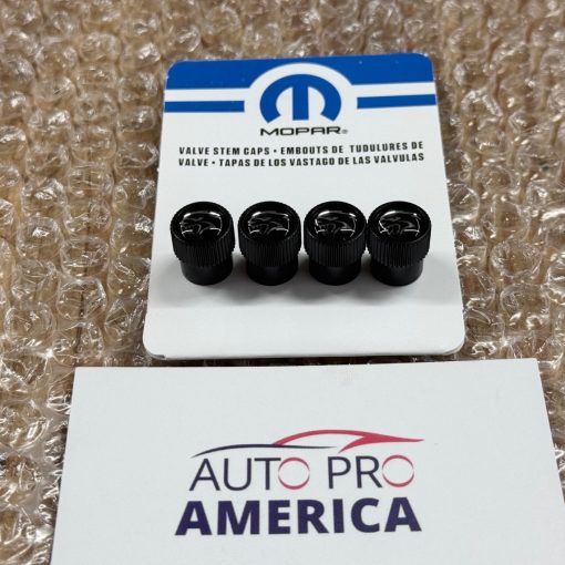 HELLCAT LOGO TIRE WHEEL STEM CAPS DODGE CHARGER CHALLENGER 2015-2026 OEM MOPAR
