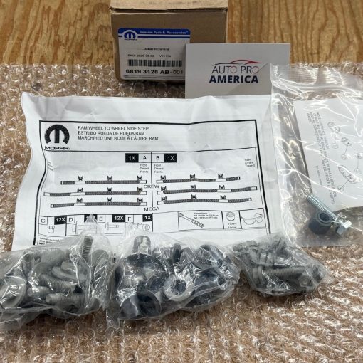 TUBULAR SIDESTEP HARDWARE for 13-26 Ram 1500 2500 3500 14-24 4500 5500 OEM MOPAR