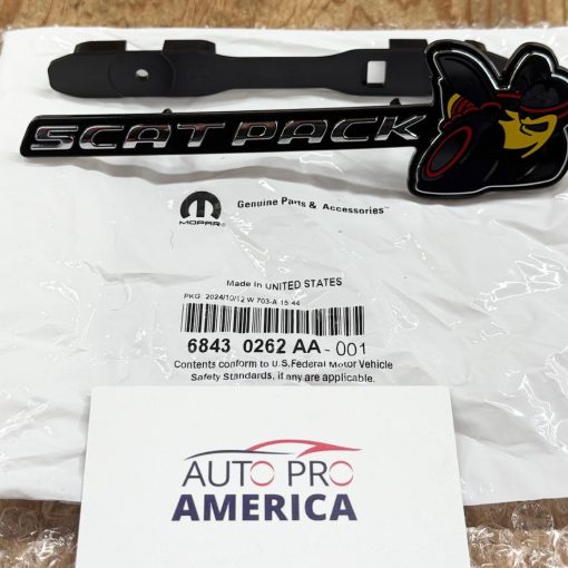 SCAT PACK GRILLE EMBLEM for DODGE CHARGER 2020-2023 NAMEPLATE GENUINE OEM MOPAR