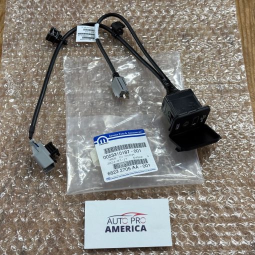 2011-2020 DODGE CHARGER USB PORT WITH WIRING HARNESS OEM MOPAR 68232705AA