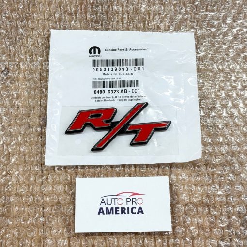 RT Decal Emblem Nameplate Dodge Charger Avenger Chrysler 300 4806323AB MOPAR OEM