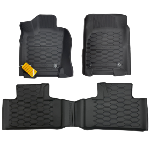 All Weather Floor Mats w/2nd Row Captain's Chairs 18-25 DODGE DURANGO MOPAR OEM